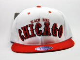 Boné Snapback Chicago Branco - Black Bird Original